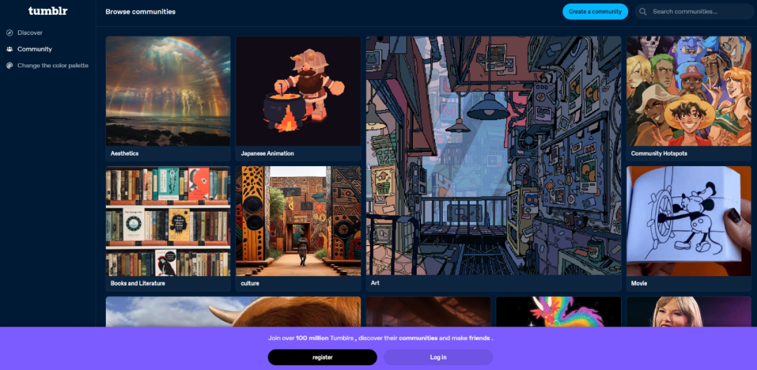 Tumblr-轻博客社交媒体平台