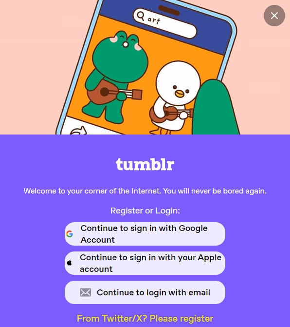 Tumblr-轻博客社交媒体平台