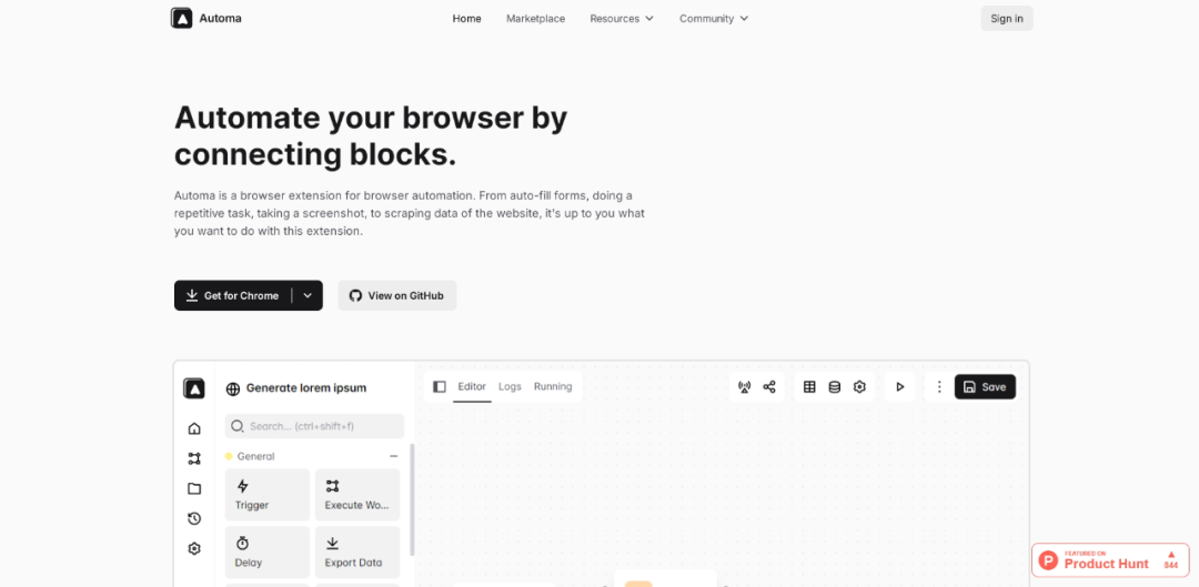 ‌‌Automa-工作流自动化工具