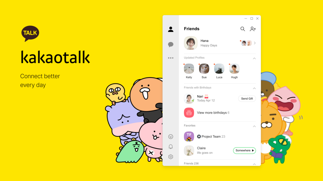‌‌KakaoTalk-韩国即时通讯软件工具