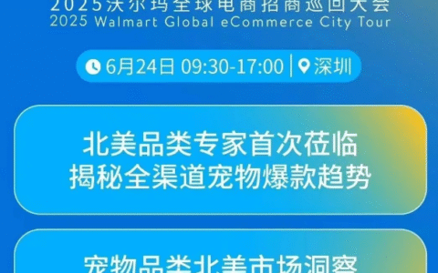 2025沃尔玛全球电商招商巡回大会 