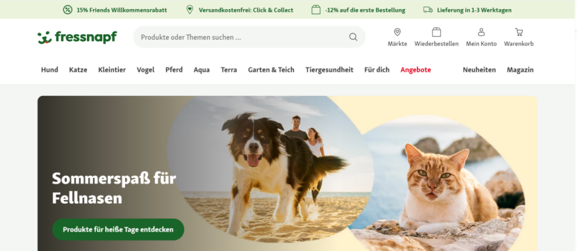 Fressnapf-德国宠物电商平台