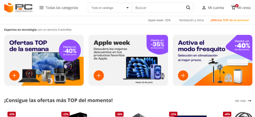 PcComponentes-西班牙跨境电商平台