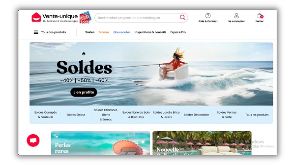 Vente-unique-家具户外运动垂直电商平台