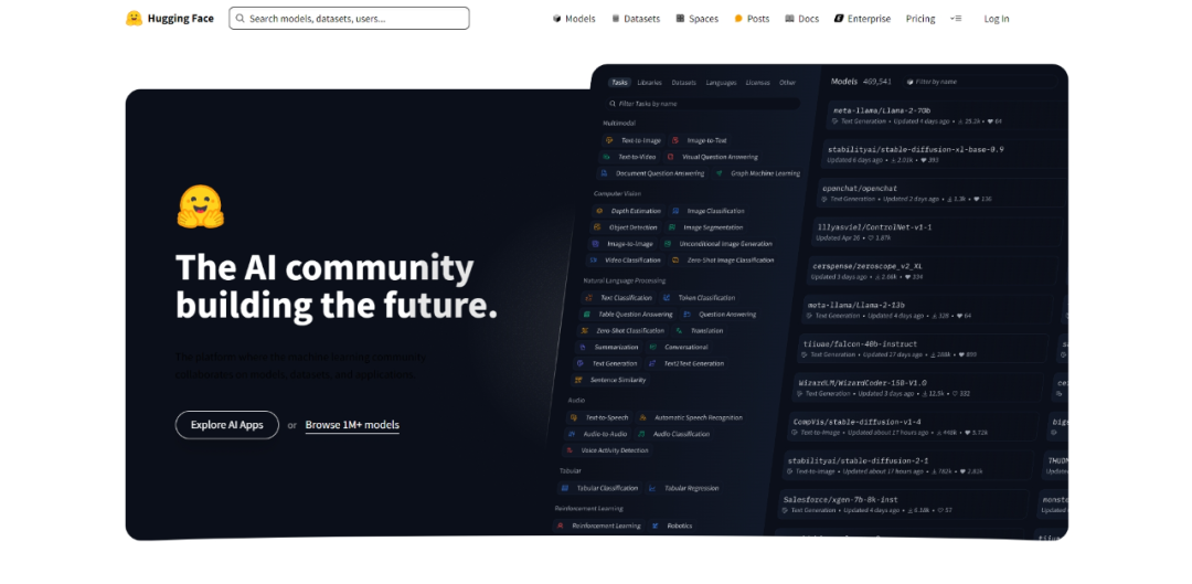 ‌‌Hugging Face功能介绍(Hugging Face使用教程)