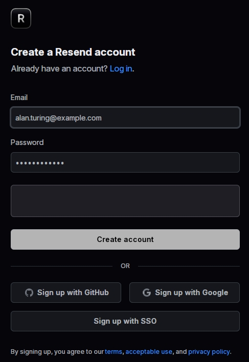 ‌‌Resend-电子邮件发送平台