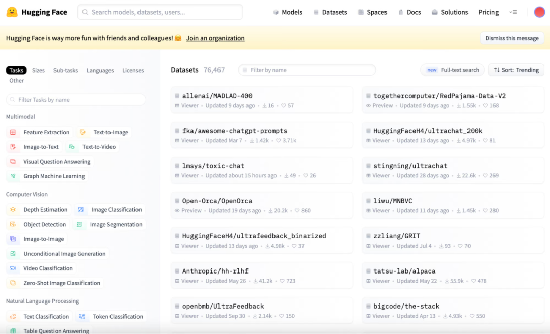 ‌‌Hugging Face功能介绍(Hugging Face使用教程)