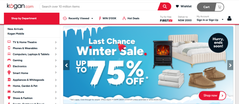 Kogan澳洲跨境电商平台