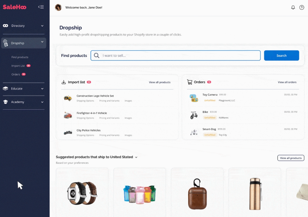 SaleHoo一件代发批发平台