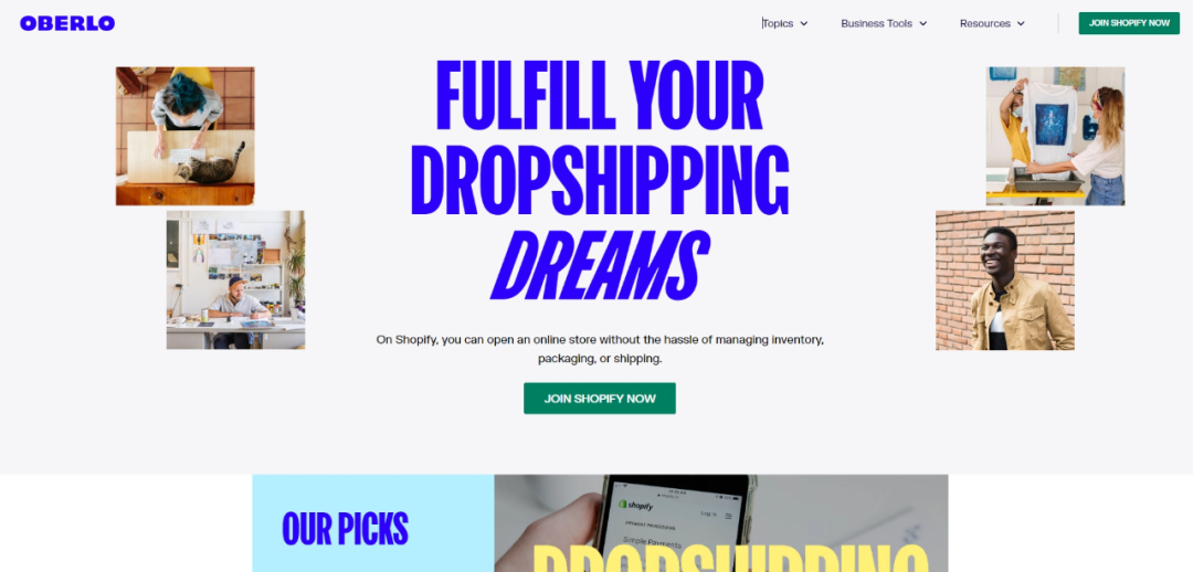 Oberlo一件代发平台