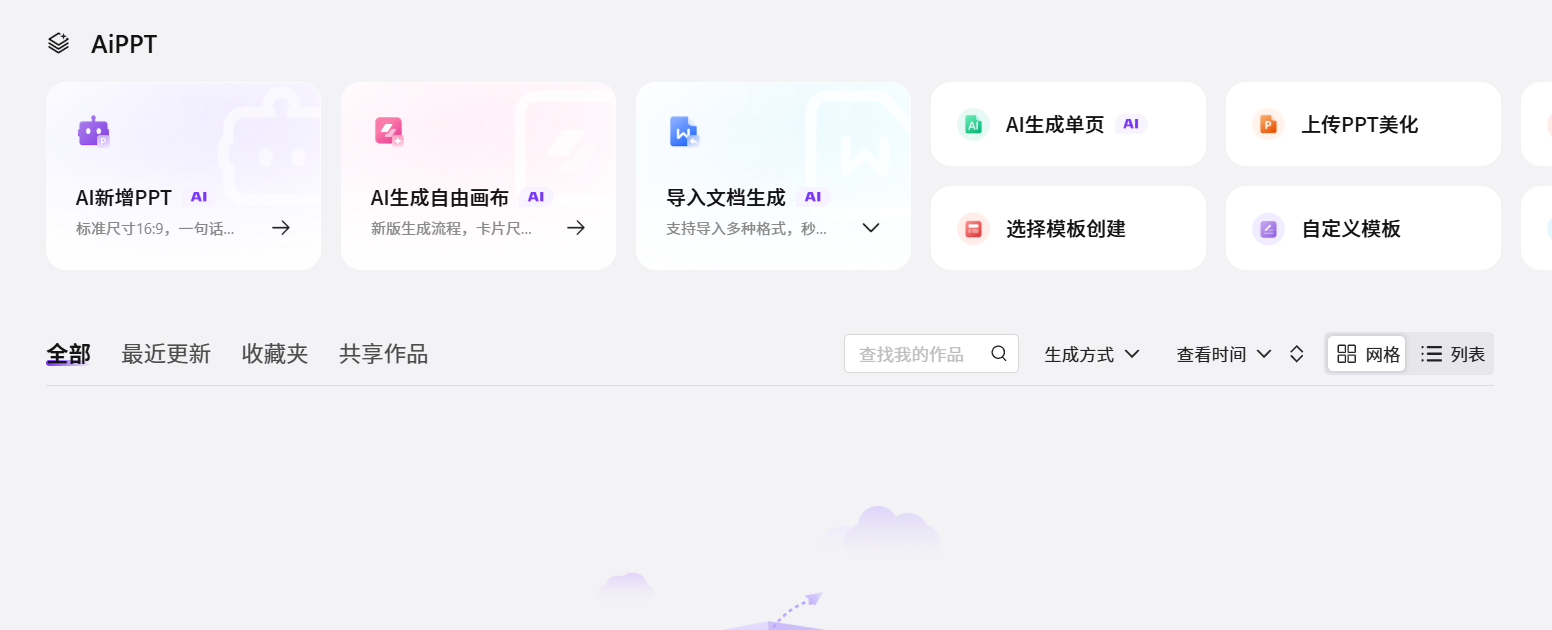 AiPPT-全智能AI一键生成PPT