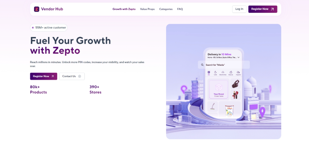 Zepto-印度电商平台