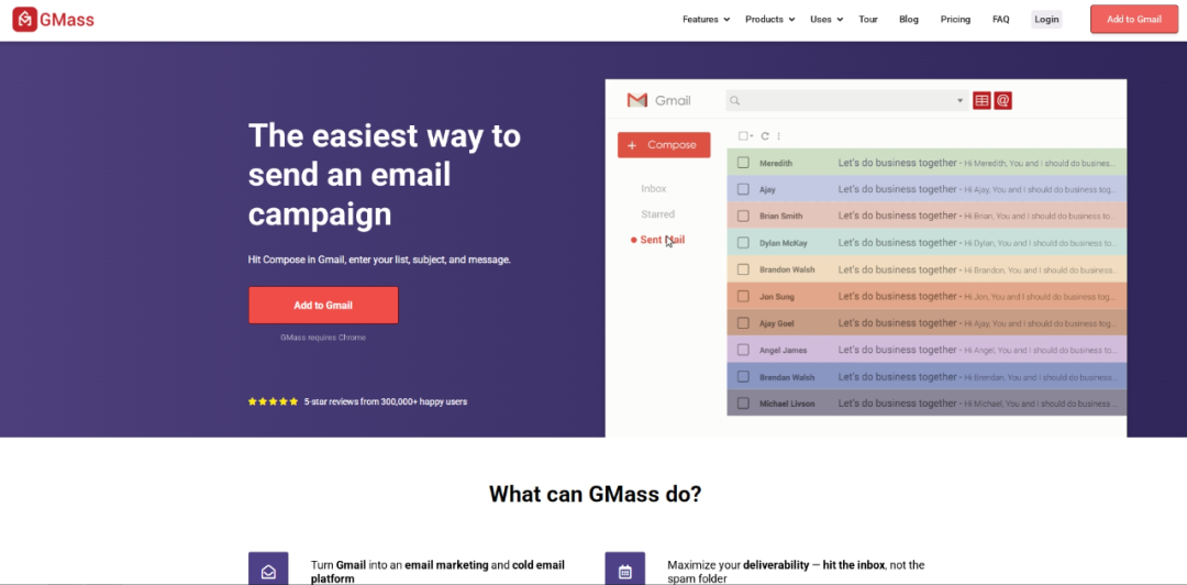 GMass-电子邮件营销群发工具‌