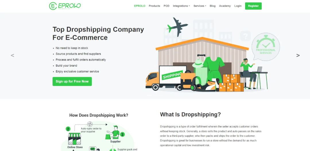 EPROLO-跨境电商一件代发平台