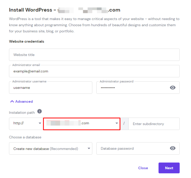 WordPress网站建设教程：WordPress安装步骤(四)