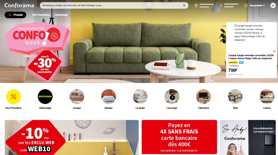 Conforama电商平台官网(Conforama入驻条件费用流程)