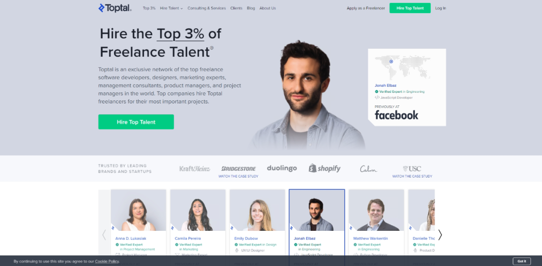 Toptal-全球自由职业者平台