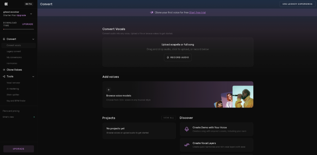 Kits AI-声音克隆/AI音乐工具