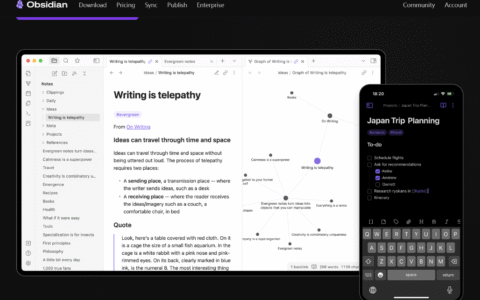 Obsidian-知识管理和笔记软件