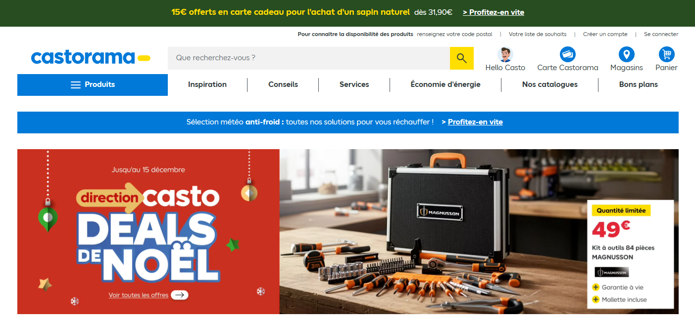 Castorama-欧洲家居装修与建材零售平台