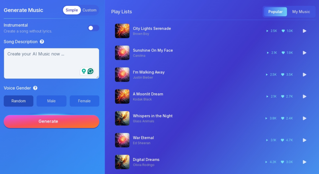Musick.ai-音乐生成工具