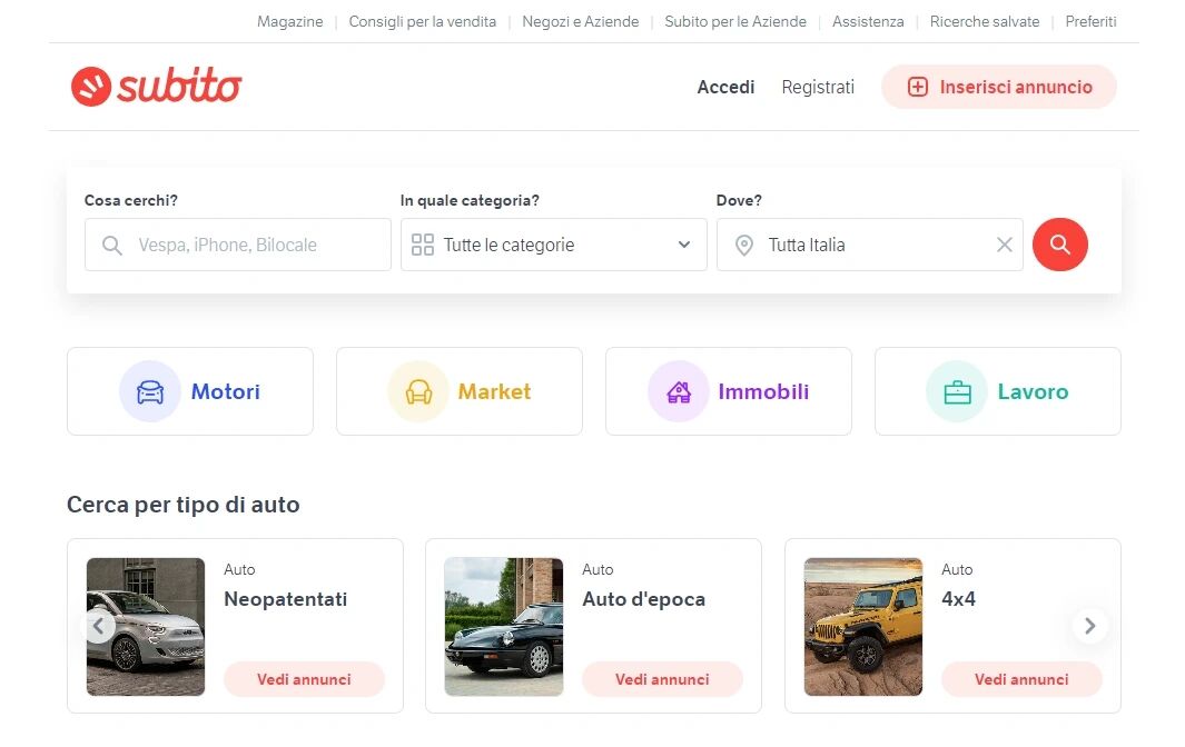 Subito-意大利电商平台