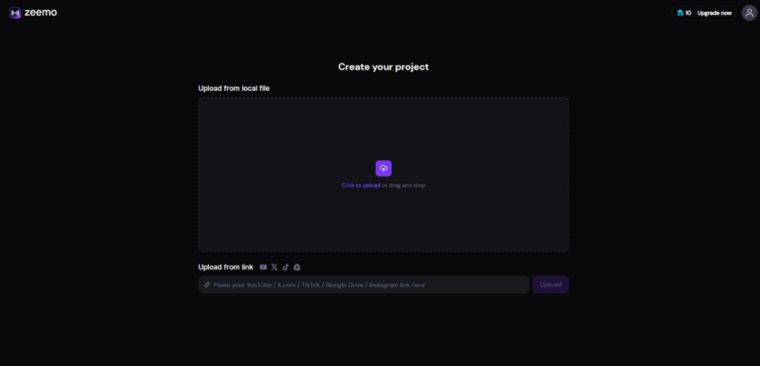 Zeemo AI-视频字幕生成工具