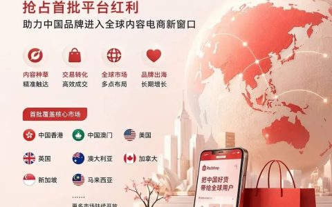 小红书跨境电商平台Redshop6月正式上线
