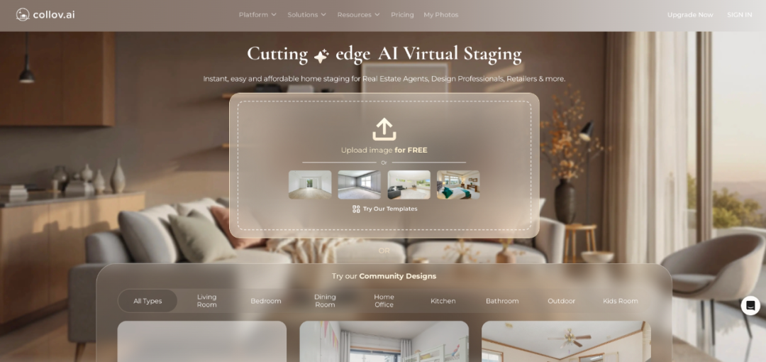 Collov AI – AI室内设计工具 | 零壹电商